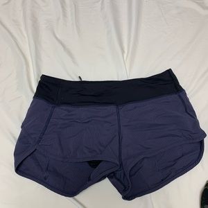 Lululemon speed shorts